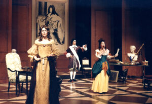 Performers on stage for The Learned Ladies 1984-1985