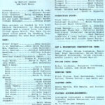 Program of The Threepenny Opera 1984-1985