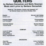 Quilters program Fall 1990