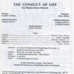 Conduct of Life theater program Spring 1991