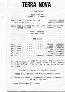 Terra Nova Program 1987