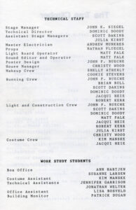 The Tree Climber program January 1989