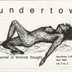 Cover of student publication Undertow May 1988