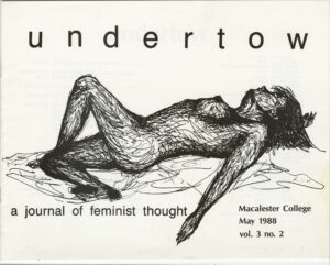 Cover of student publication Undertow May 1988