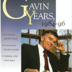 Article "The Gavin Years, 1984-96" in the Macalester Today May 1996