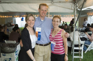 Three members of the Class of 1996 at Reunion 2006