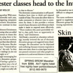 The Mac Weekly 10/7/1994 article about online class discussion