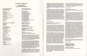 1996 Commencement program