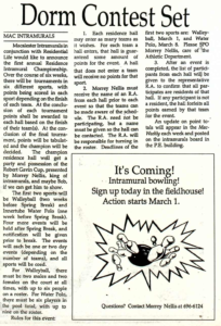 The Mac Weekly 2/19/1993 Dorm Contest