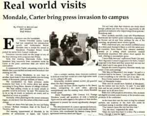 The Mac Weekly 9/17/1993 Mondale and Carter visit