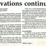 The Mac Weekly 9/17/1993 article about renovations