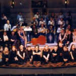 Group photo of 1940's Radio Hour in 1997