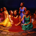Performers on stage of For Colored Girls Who, 2001
