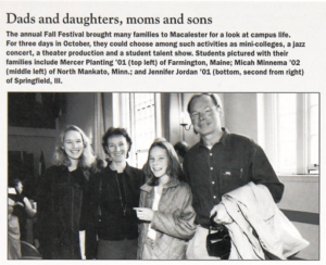 Photo from Fall Festival in Mac Today February 1999