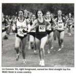 Photo of cross country runners in Mac Today Summer 2001