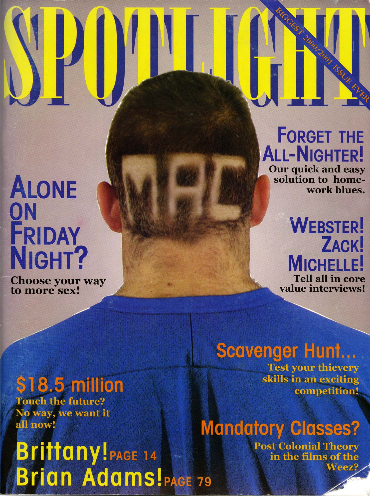 Cover of spotlight 2000-2001