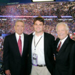 Greg Helgeson CBS Internship with Dan Rather and Bob Schieffer at Democratic Convention 8/5/2004