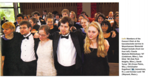 Concert Choir at Baccalaureate Service Fall 2005