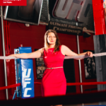 Denitza Batchvarova '06 in Ultimate Fighting Championship Ring Fall 2014