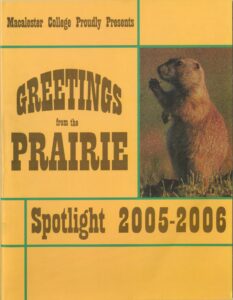 Spotlight Magazine Cover 2005-2006 Greetings from the Prairie