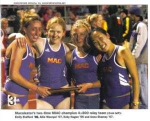 MIAC Track Champions including Emily Stafford '06 & Koby Hagen '06 Summer 2006