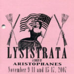 Program cover for the 2007 production of Lysistrata