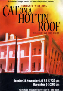Promo poster for the 2008 production of Cat on a Hot Tin Roof