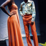 An image of two characters from the 2008 production of The Colored Museum