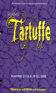 Promo poster for the 2009 production of the Tartuffe
