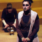 Two characters from the 2011 production of the Antigone.