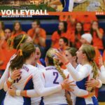 Women's volleyball in action photos