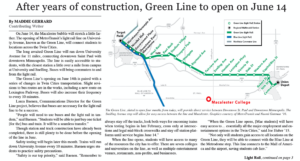 After years of construction, Green Line to open on June 14