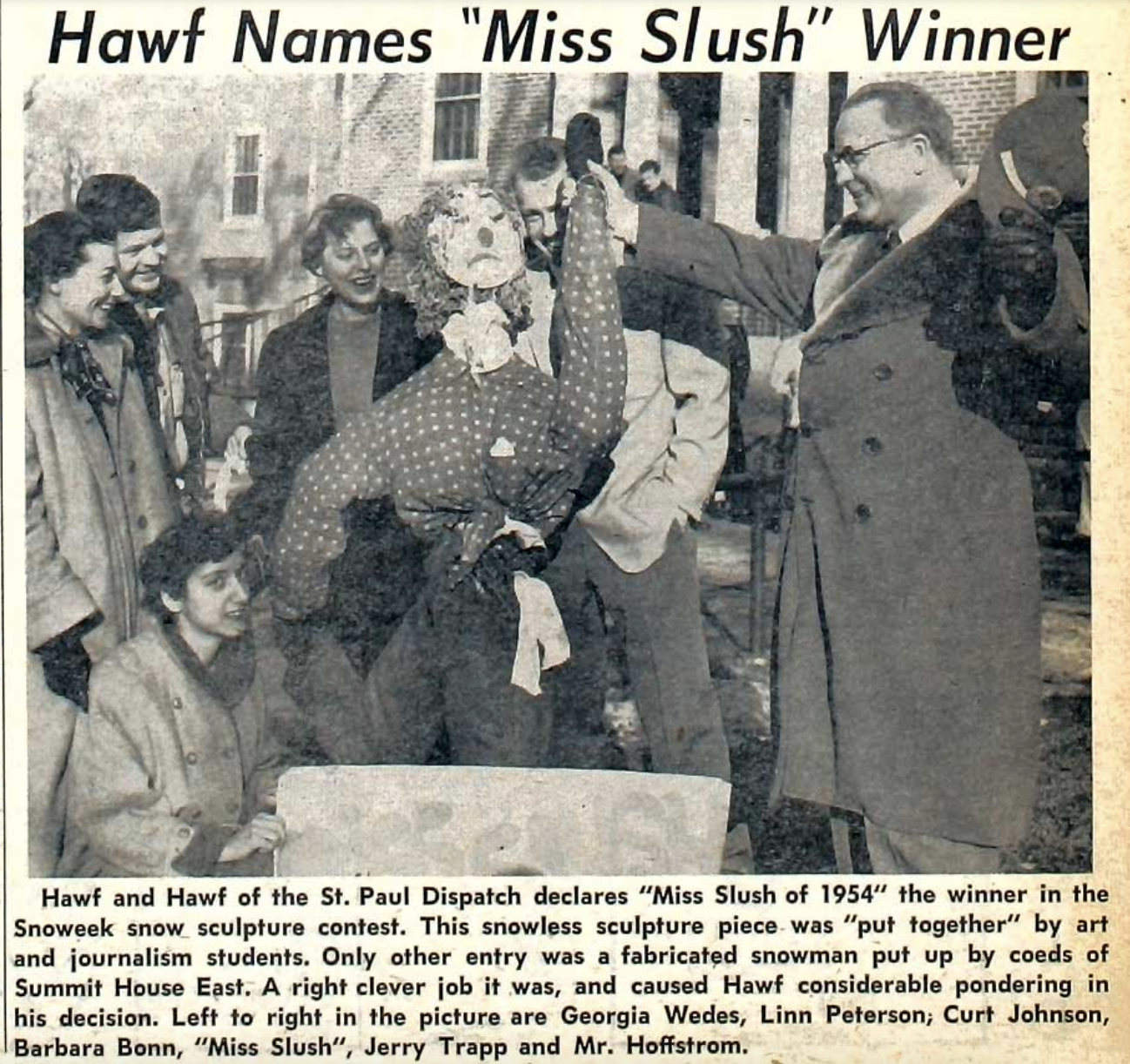 Snow Week, 1954