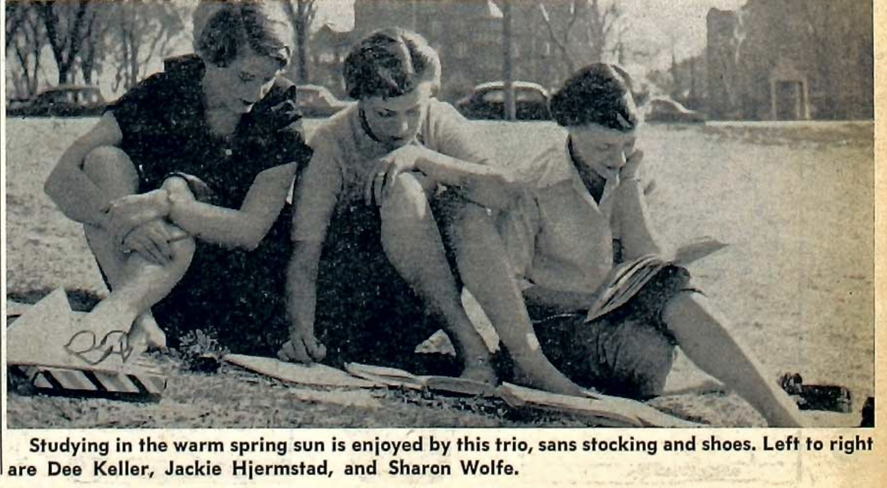 Spring Studying, 1954