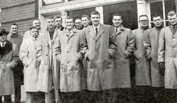 Mens Basketball Team, 1957