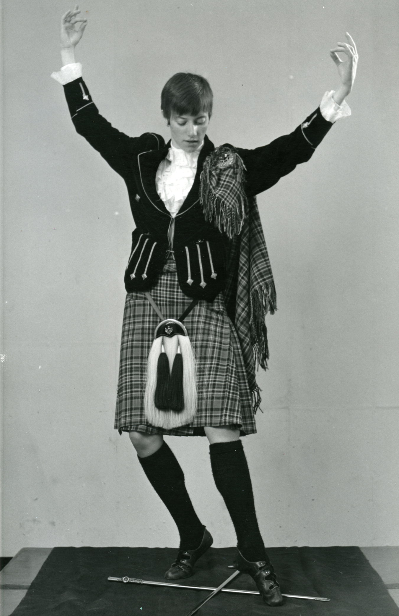 Pipe Band 1960s. Susan Cerny '67.