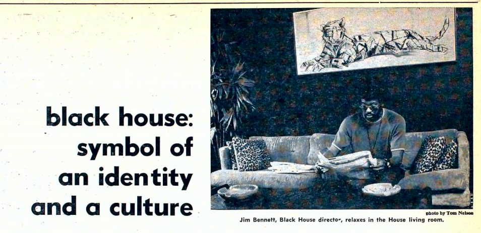 The Mac Weekly, May 1, 1970. Black House.