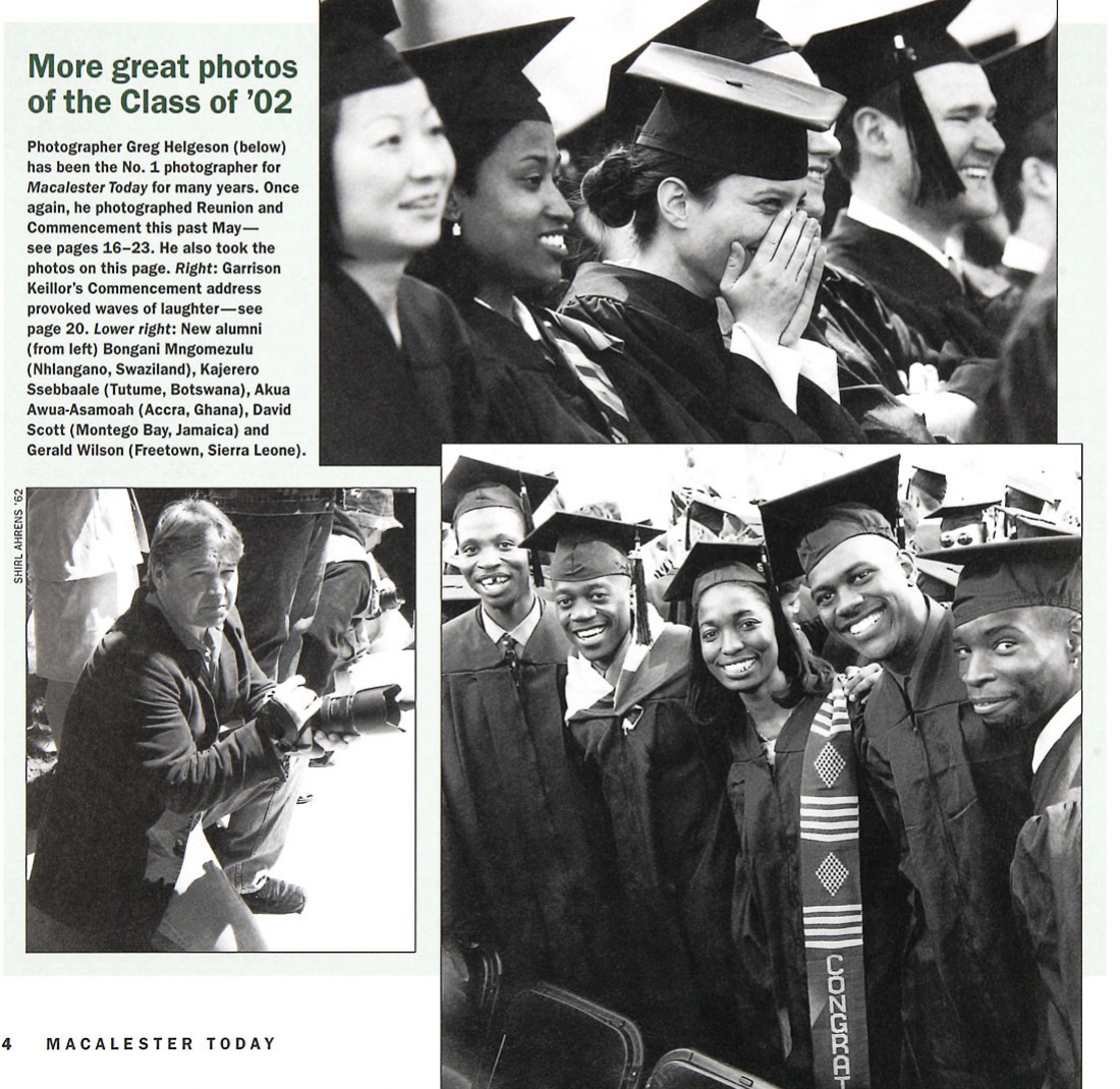 Mac Today. 2002 Commencement.