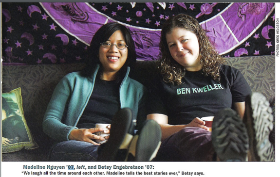 Mac Today, 2006. Madeline Nguyen '07 and Betsy Engebretson '07.