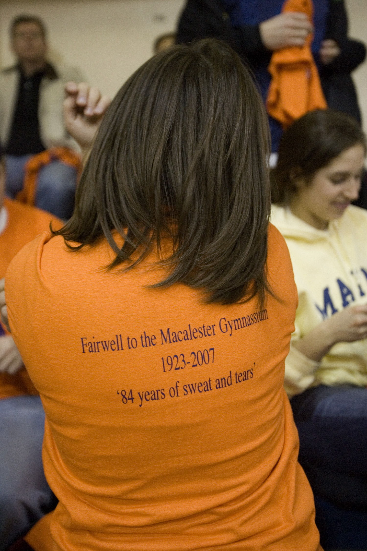 Last Basketball Game in the Old Gymnasium, 2007.