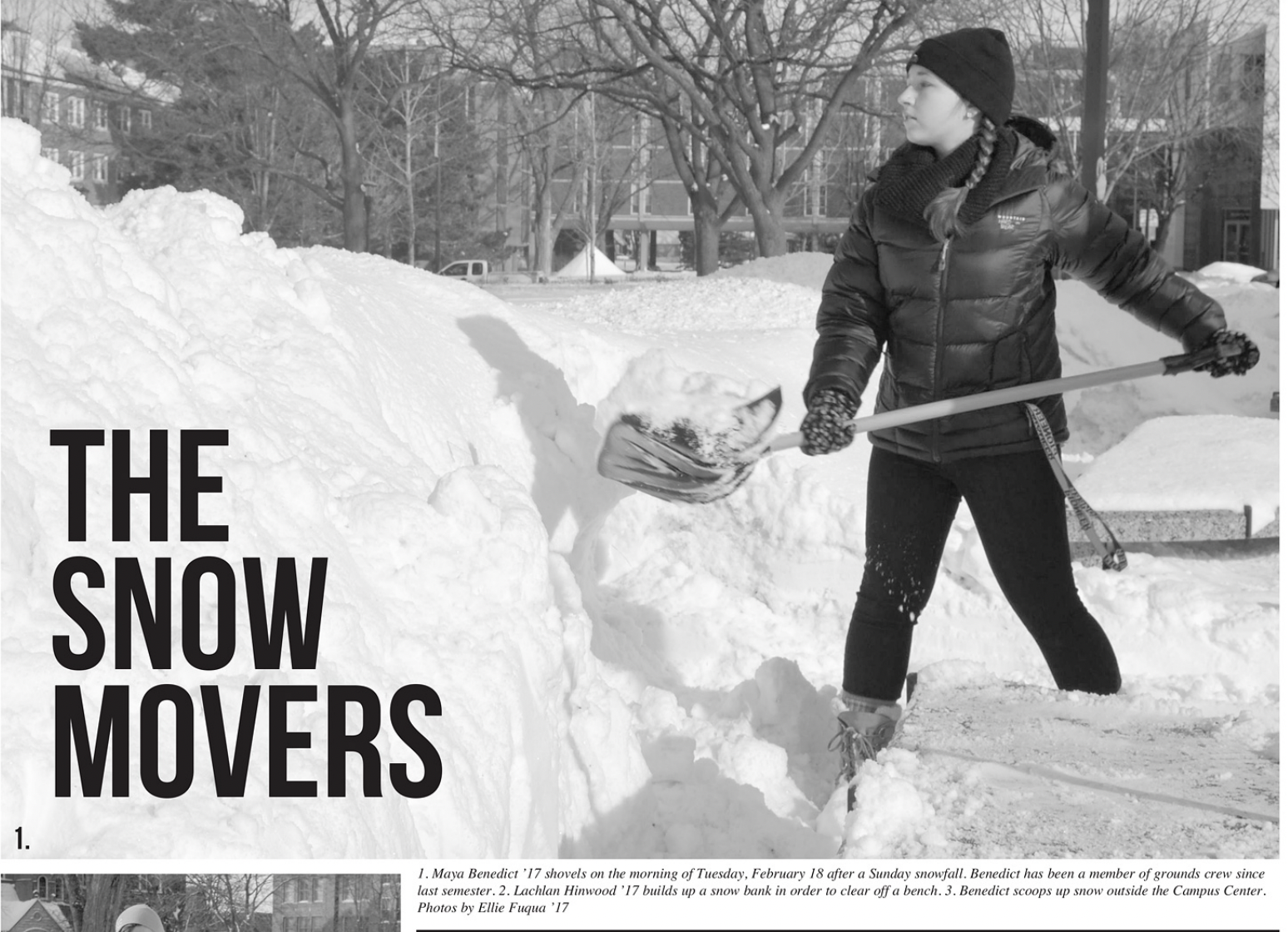 The Mac Weekly, February 21, 2014. The Snow Movers.