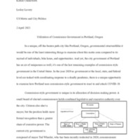 Utlization of Commission Government in Portland, Oregon.docx.pdf